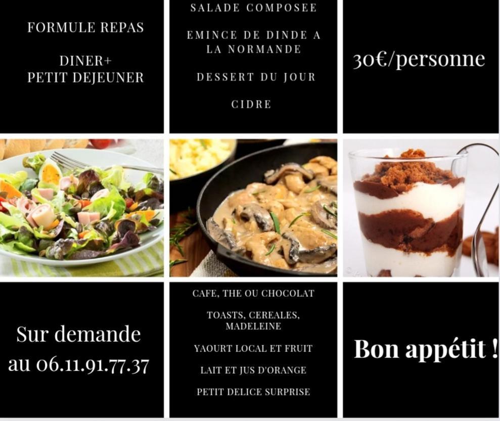 Le Cezembre Gite La Taniere Moidrey Exteriör bild